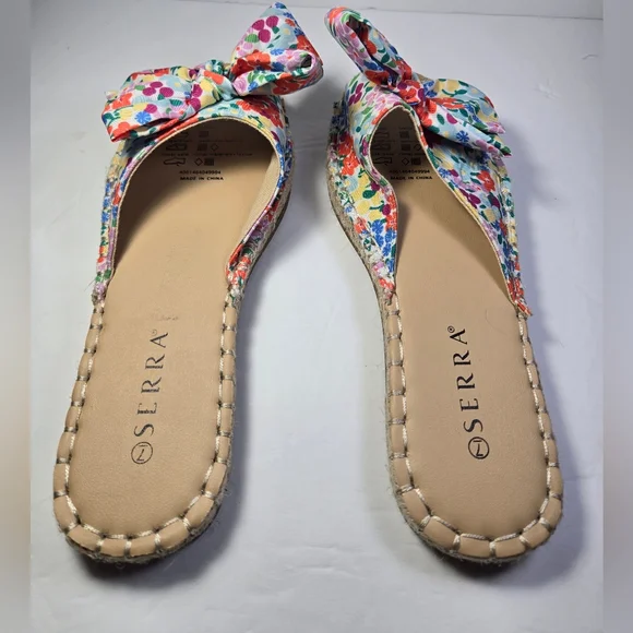 SERRA Floral Ribboned Sandal Size 7 - Picture 4 of 6